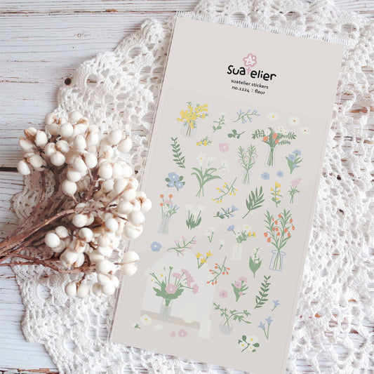 Suatelier Sticker — Fleur — sticker detail