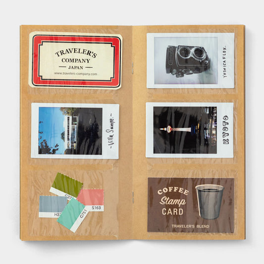 Traveler's Notebook Refill 028 (Regular Size) — Card File — in use