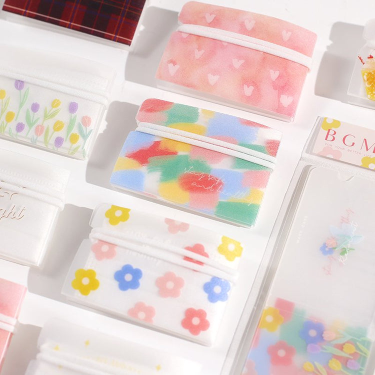 BGM Mask Storage Case — Space Cream Soda — flat lay