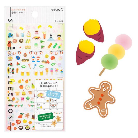 Midori Season Sticker — Food — sheet front