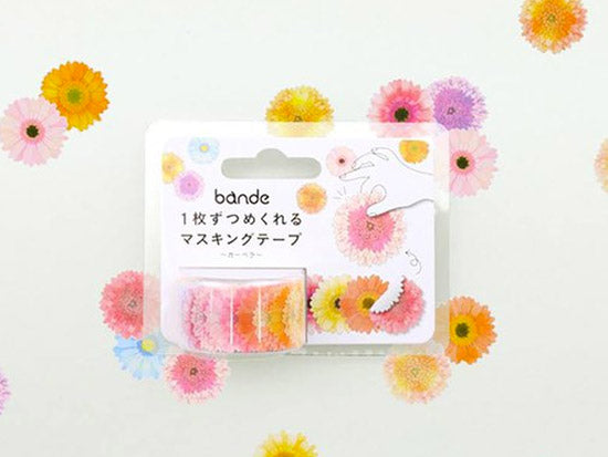 Bande Garbera Washi Roll Sticker — with packaging