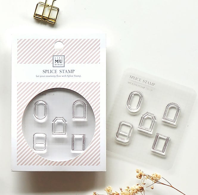 MU Craft My Icon Stamp 06 (Shapes) — stamp front