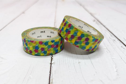 mt Expo KL Limited Edition Washi Tape — Pentagon — roll front