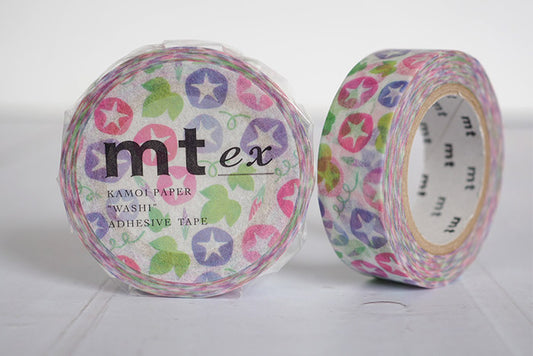 MT Morning Glory washi tape (MTEX1P150) — roll front