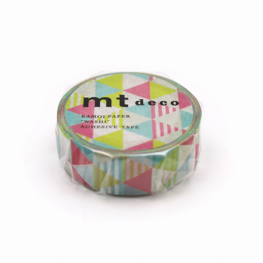 mt Deco Washi Tape — Shimasankaku Pink — pattern detail