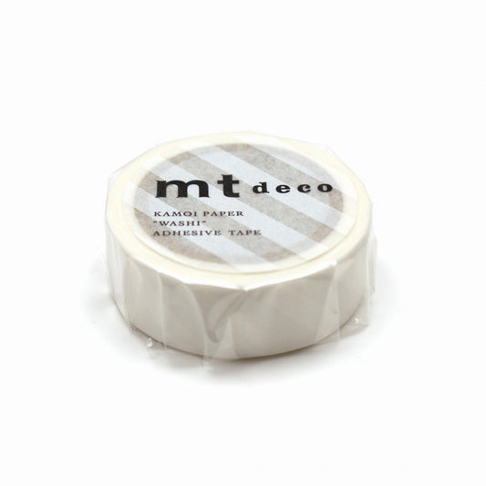 mt Deco Washi Tape — Stripe White — pattern detail