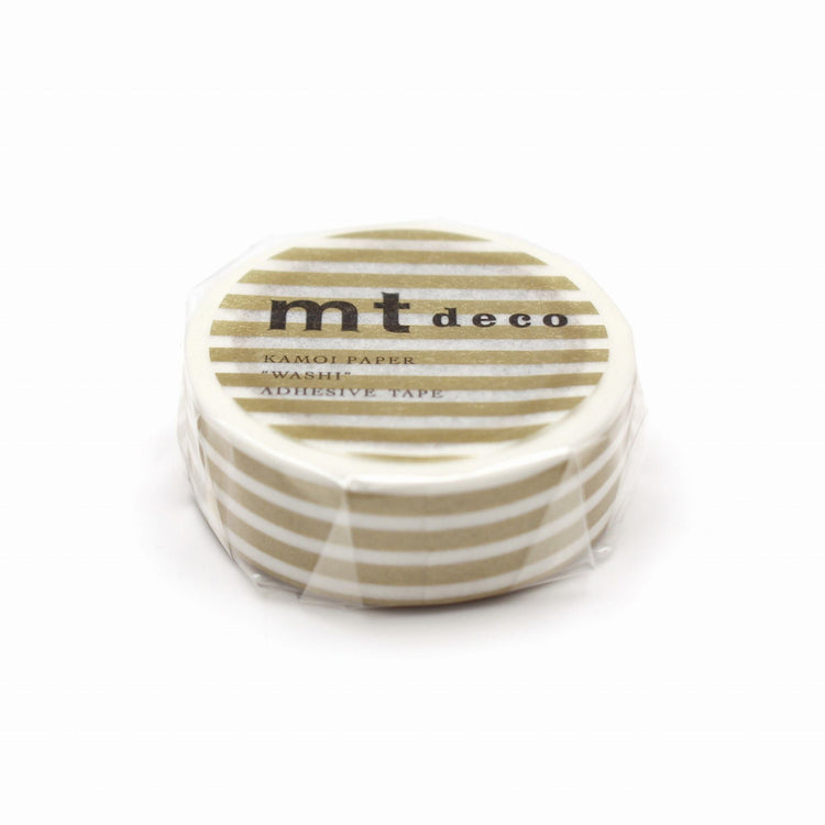 mt Deco Washi Tape — Border Gold 2 — pattern detail