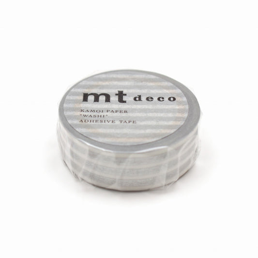 mt Deco Washi Tape — Border Silver 2 — pattern detail