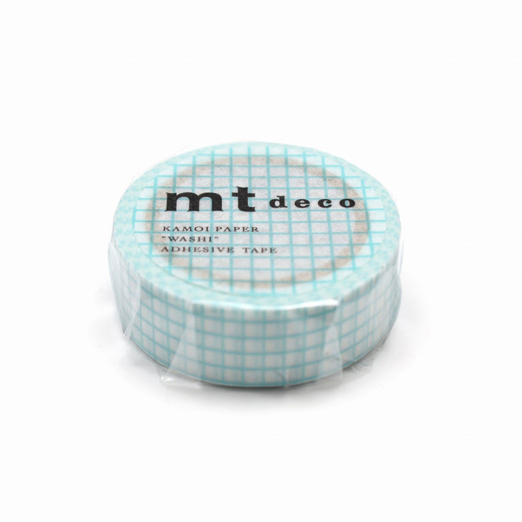 mt Deco Washi Tape — Hougan Mint Blue — pattern detail