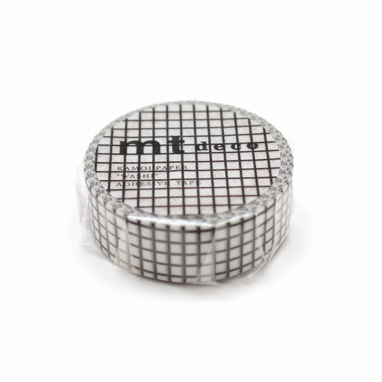 mt Deco Washi Tape — Hougan Black — pattern detail