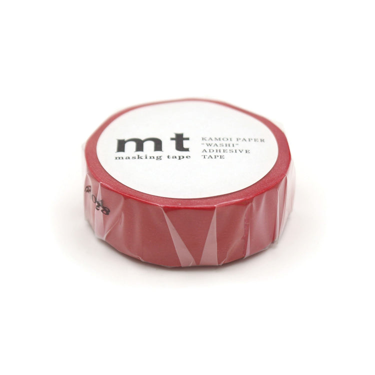 mt Basic Washi Tape — Red 7m — pattern detail