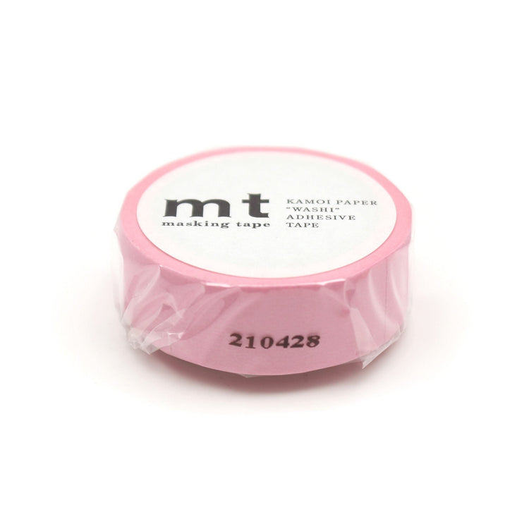 mt Basic Washi Tape — Rose Pink 7m — pattern detail