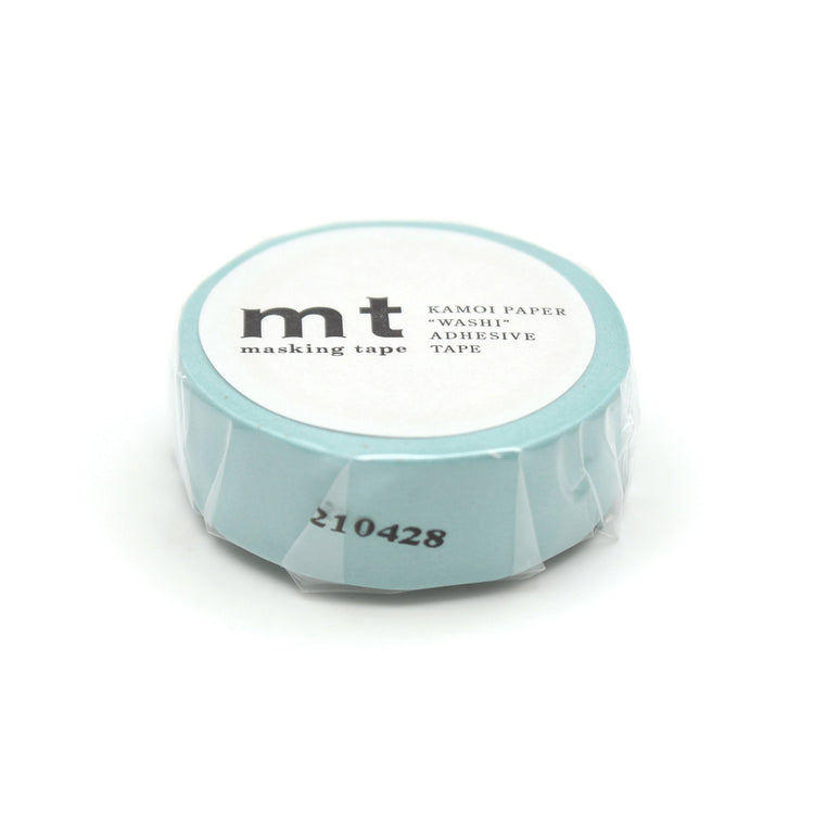 mt Basic Washi Tape — Baby Blue 7m — pattern detail