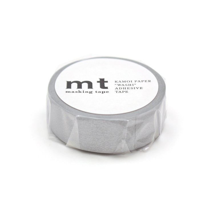 mt Basic Washi Tape — Silver 7m — pattern detail