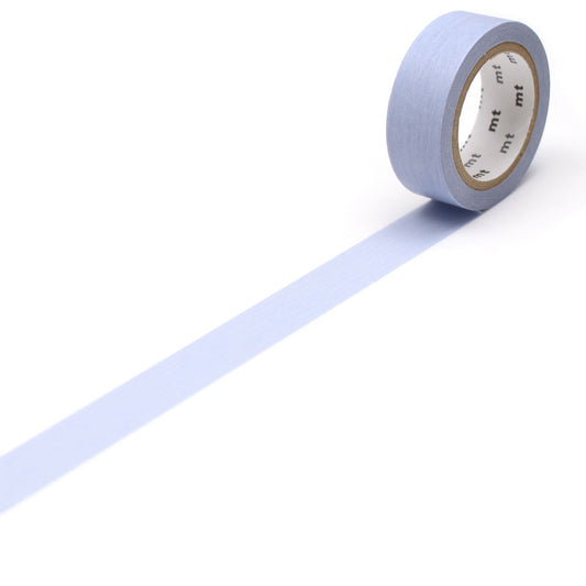 mt Basic Washi Tape — Pastel Ultramarine 7m — roll front