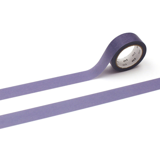 mt Basic Washi Tape — Dark Violet — roll front