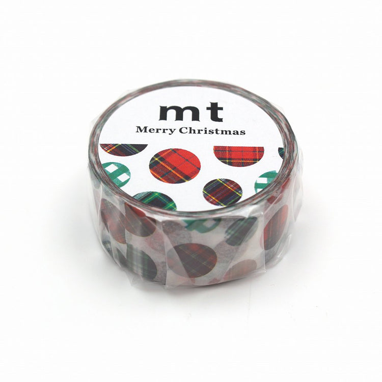 MT Christmas 2020 Washi Tape Christmas Check Dot