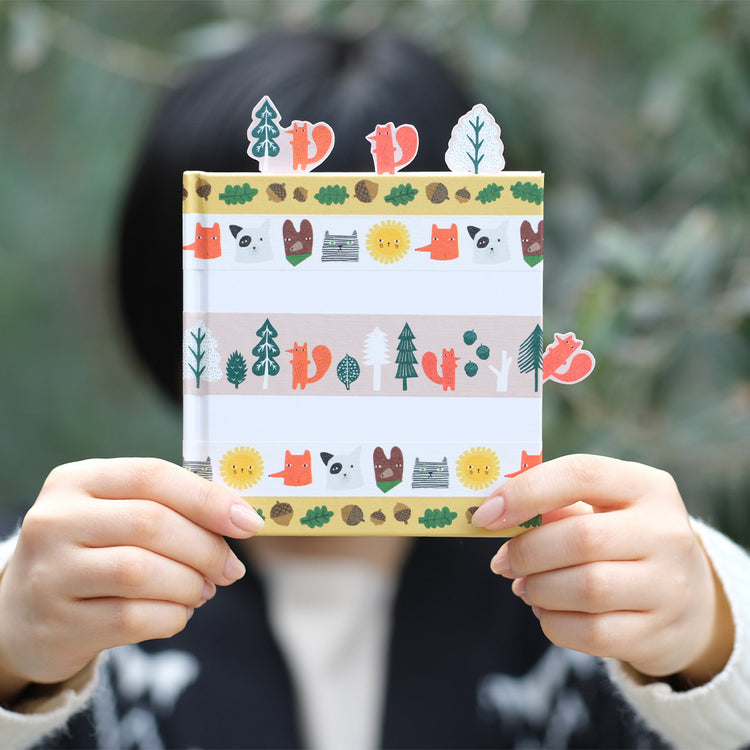 mt x Donna Wilson Washi Tape — Cyril In The Forest — flat lay