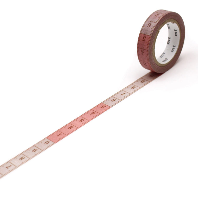 mt EX Washi Tape — Sewing Measure — roll front