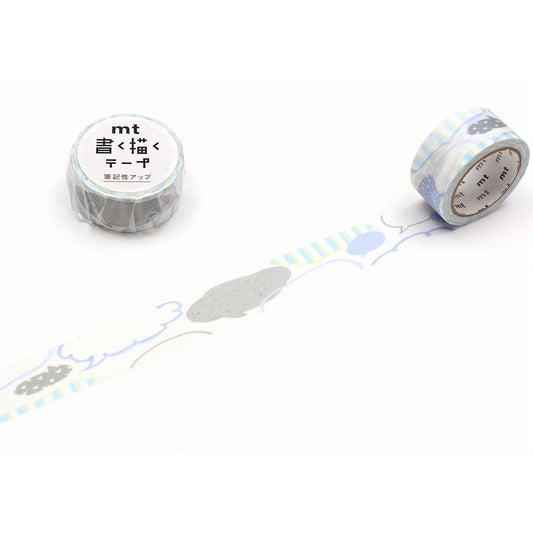 mt Kaku Kaku Write And Draw Washi Tape — Speech Balloon — roll front