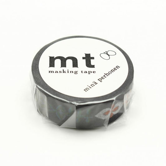 mt x Mina Perhonen Washi Tape — Petal Flame — pattern detail