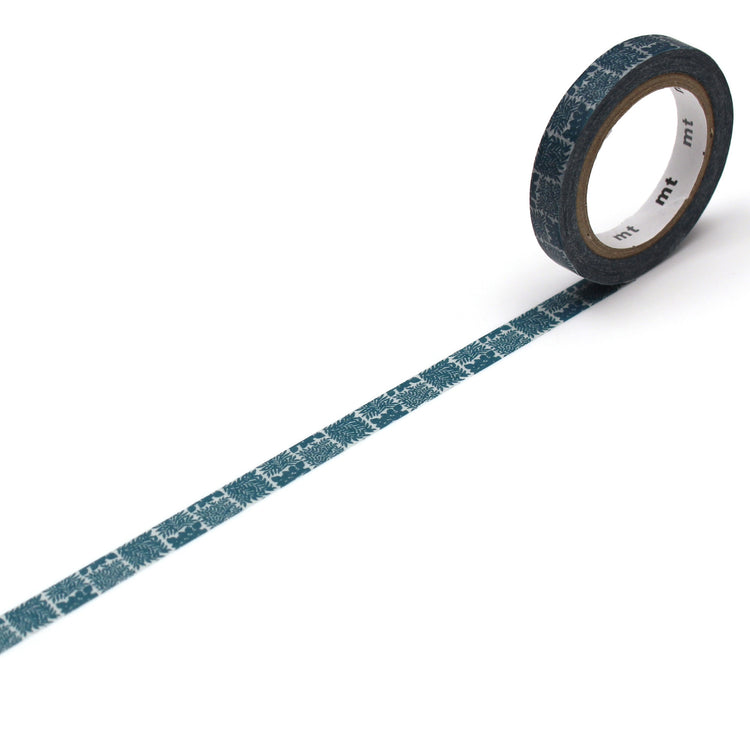 mt x SOU・SOU Washi Tape — Hanaichimatsu — roll front