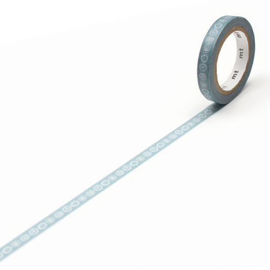 mt x SOU・SOU Washi Tape — Floral Embroidery — roll front