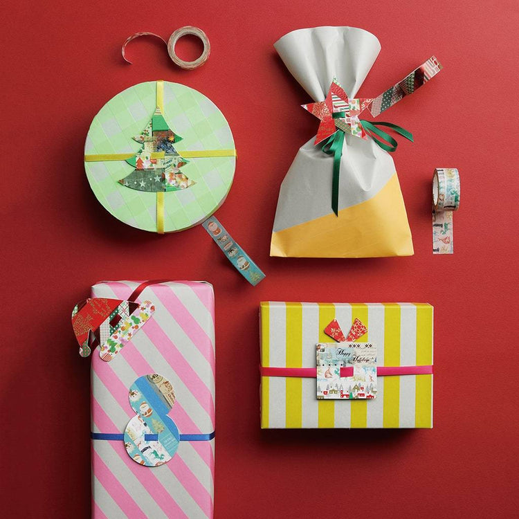 mt Christmas Washi Tape — Star — with packaging