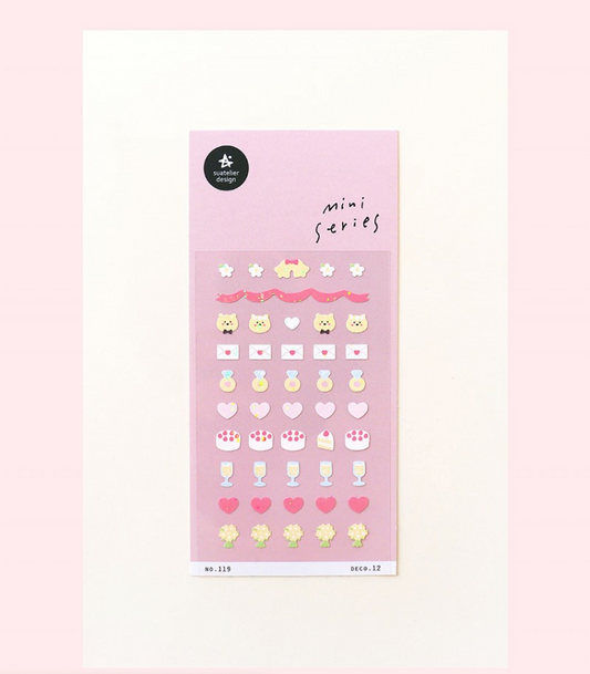 Suatelier Sticker Mini Series Deco.12 — Wedding — sticker detail