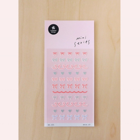 Suatelier Mini Series Sticker — Deco.13 Ribbon — sticker detail