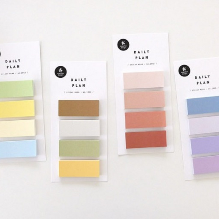 Suatelier Sticky Memo — Daily Plan 34 — front view
