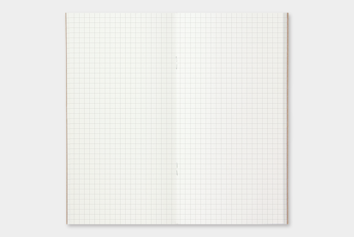 Traveler's Notebook Refill 002 (Regular Size) - Grid — in use