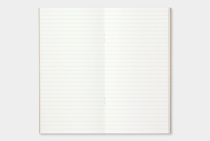 Traveler's Notebook Refill 001 (Regular Size) - Ruled — in use