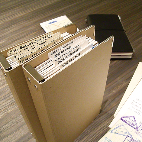 Traveler's Notebook Refill 011 (Regular Size) — Refill Binder — flat lay