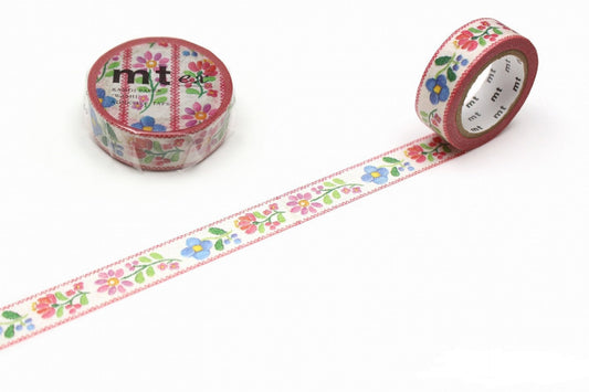 mt EX Washi Tape — Embroidery — roll front