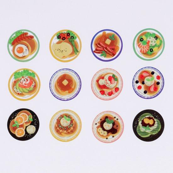 Bande Washi Roll Sticker Pancake — applied in a journal
