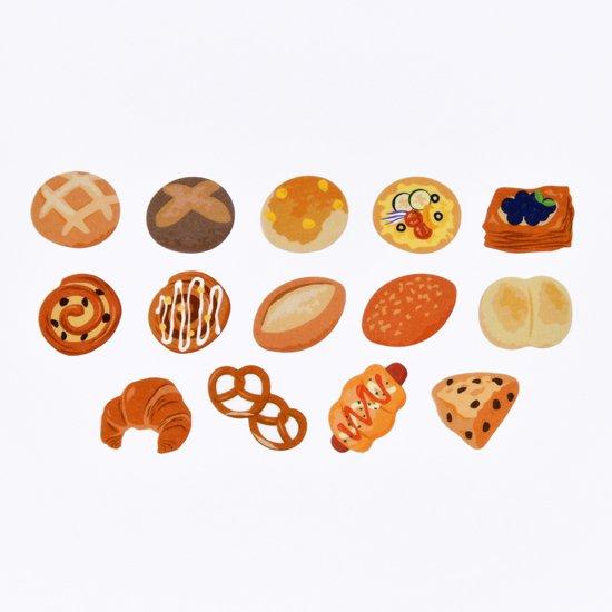 Bande Washi Roll Sticker Bakery — applied in a journal