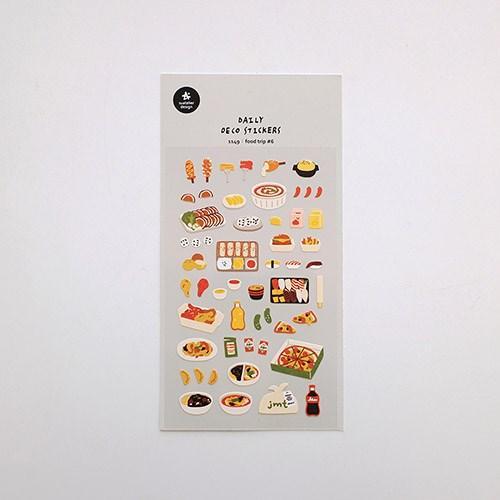Suatelier Sticker — Food Trip 6 — sticker detail