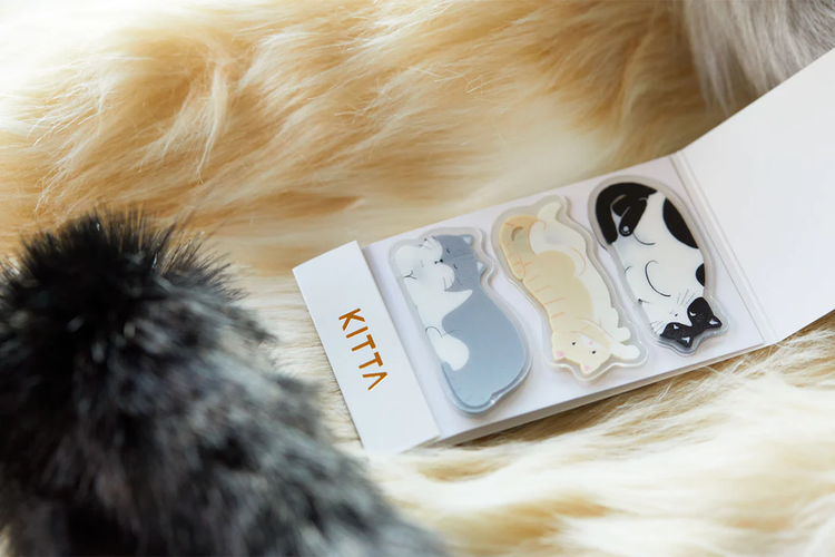 KITTA Clear Tape — Cats — pattern detail