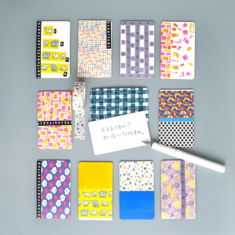 mt x SOU・SOU Washi Tape — Zou — with packaging