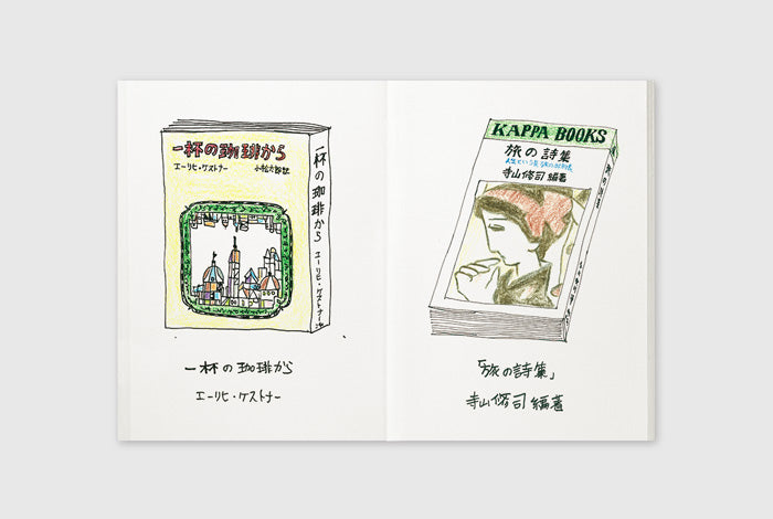 Traveler's Notebook Refill 008 (Passport Size) — Sketch Paper — size reference