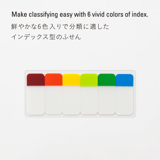 Stalogy Short Sticky Notes 6 Colors A — detail view