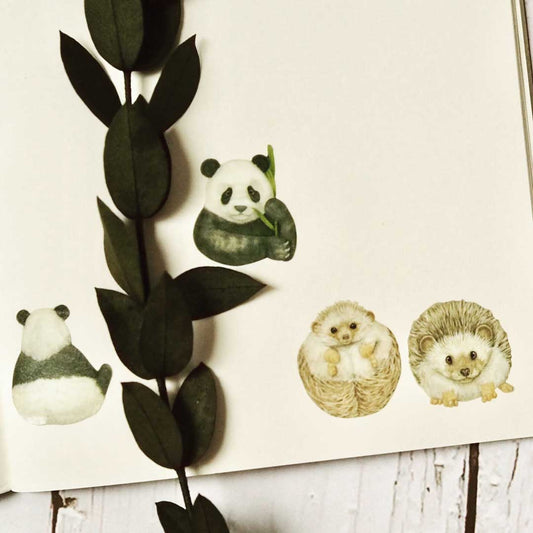 Cute Animal Washi Roll Sticker