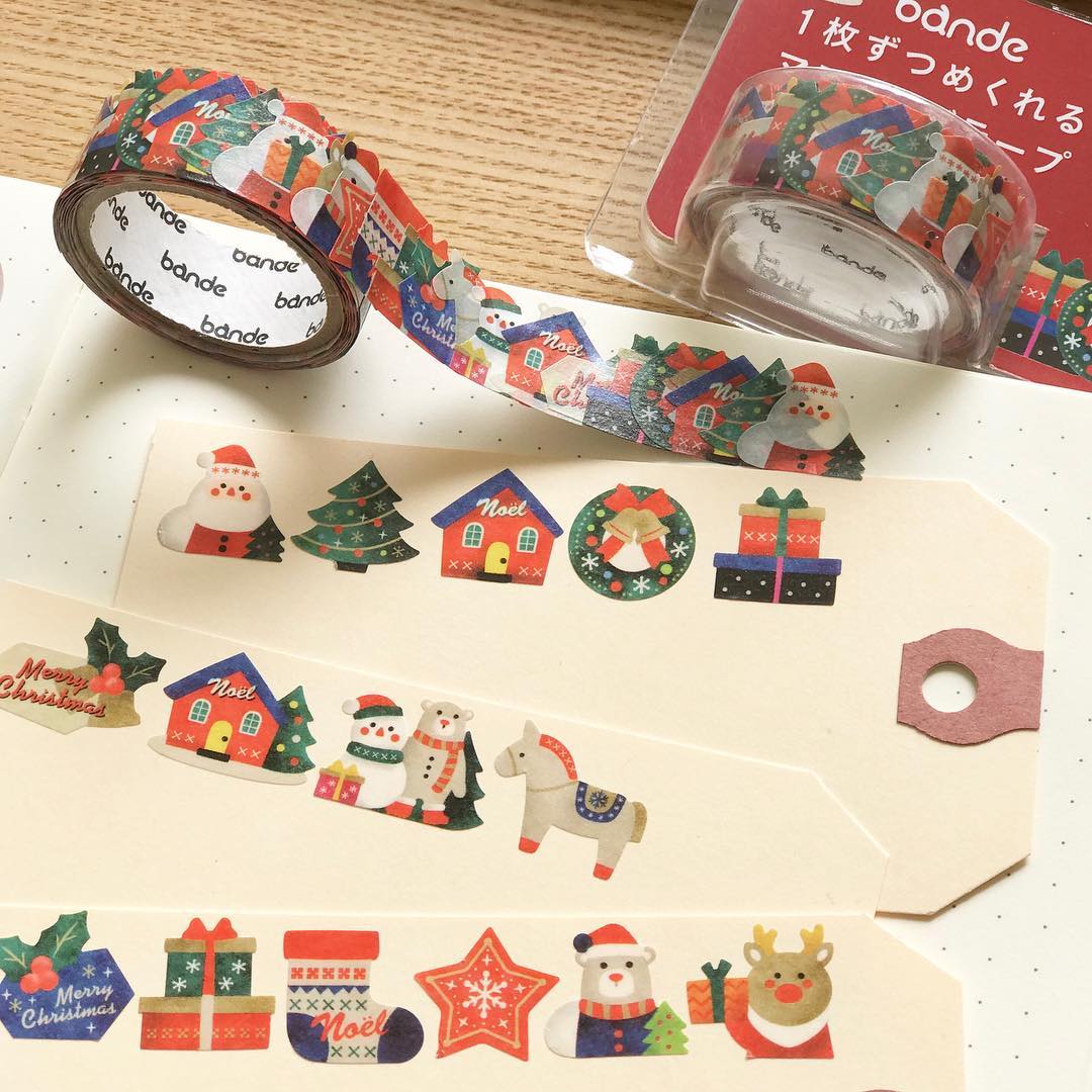 Christmas Bande Washi Roll Sticker