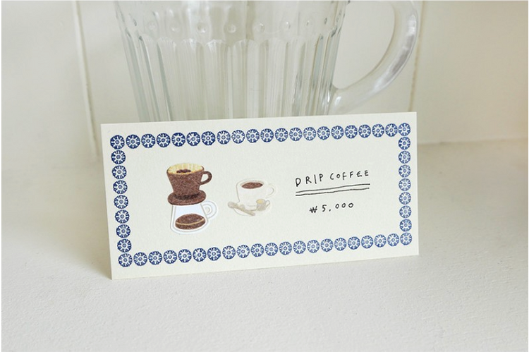 Suatelier Daily Deco Stickers — Kissaten — sheet front