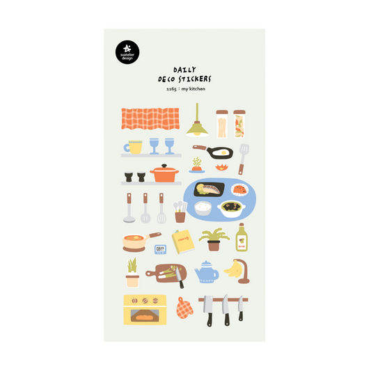 Suatelier Daily Deco Stickers — My Kitchen — sheet front