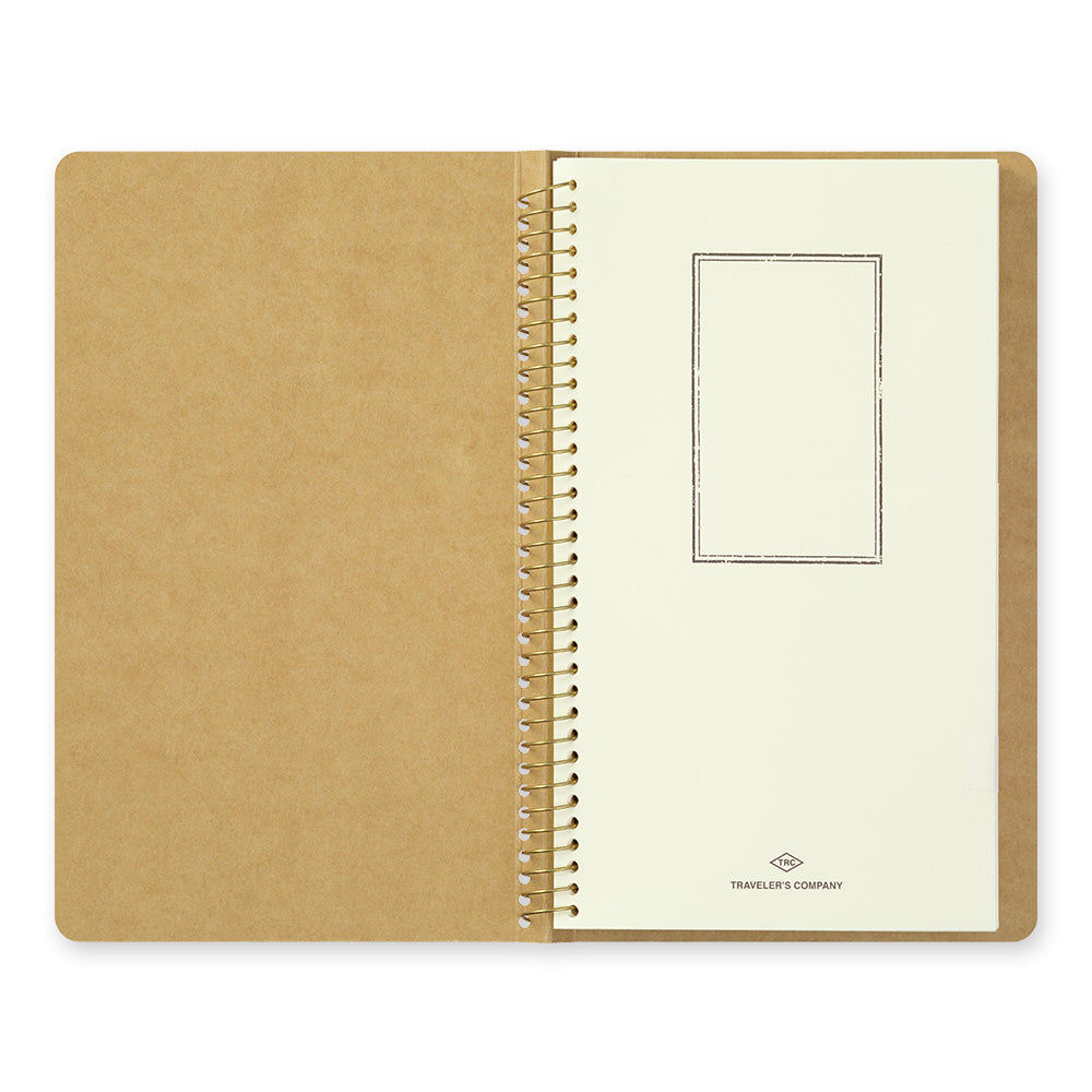 Traveler's Spiral Ring Notebook (A5 Slim) — Paper Pocket — size reference