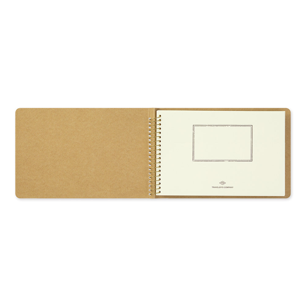 Traveler's Spiral Ring Notebook (B6) — Paper Pocket — size reference