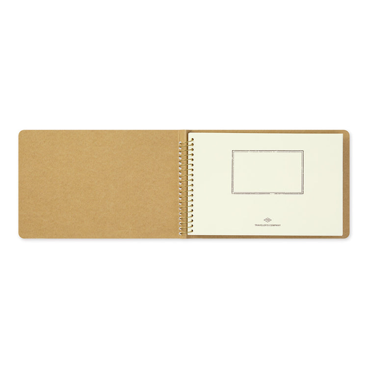 Traveler's Spiral Ring Notebook (B6) — Paper Pocket — size reference