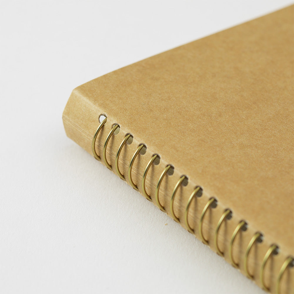 Traveler's Spiral Ring Notebook (B6) — Paper Pocket — front view